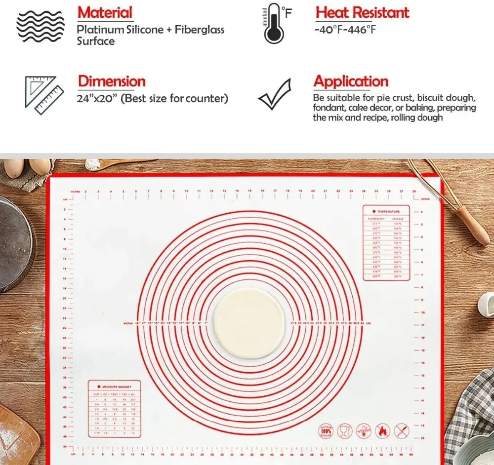 Silicone Baking Mat Kneading