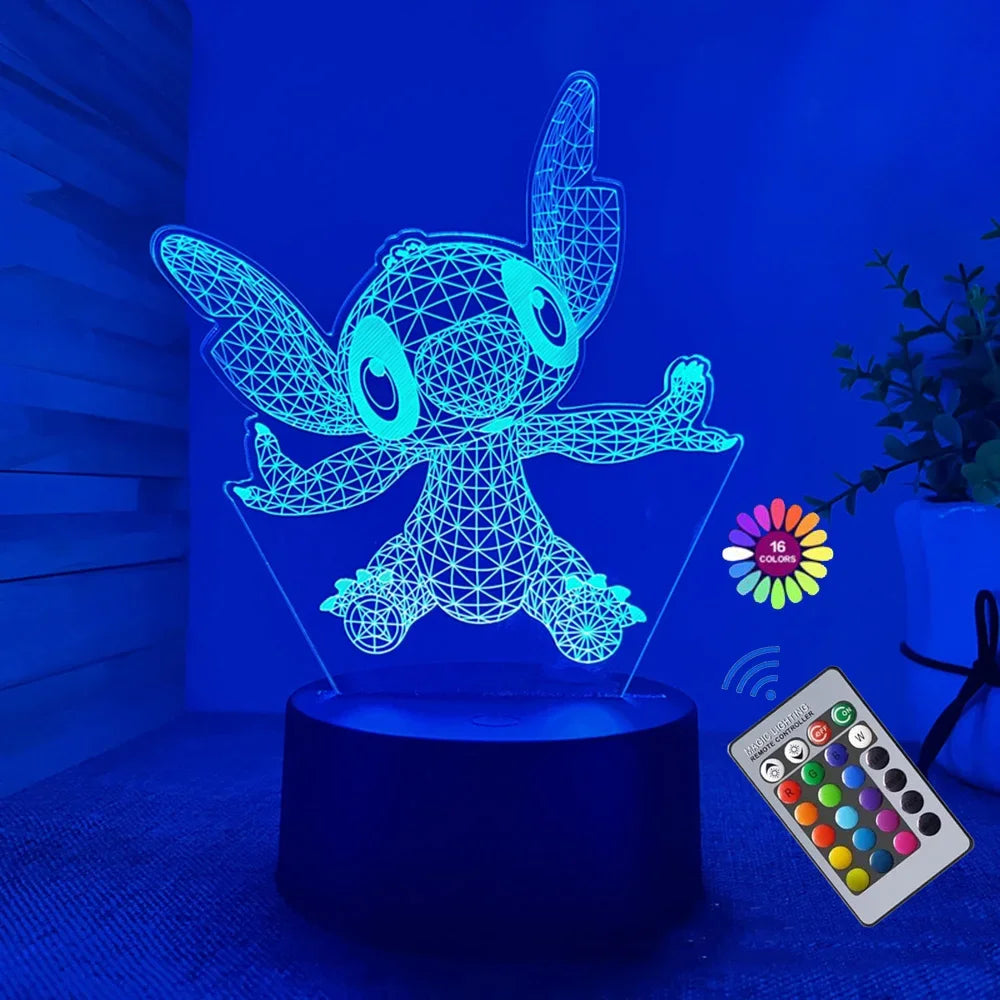 3D Illusion Stitch Lamp